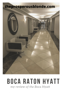 Hyatt Boca hallway