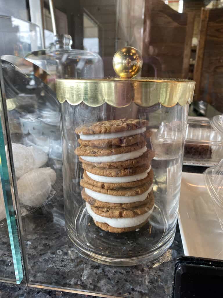 cookies in glass jar